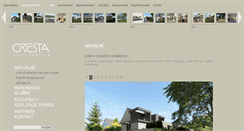 Desktop Screenshot of oresta.cz