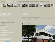 Tablet Screenshot of oresta.cz